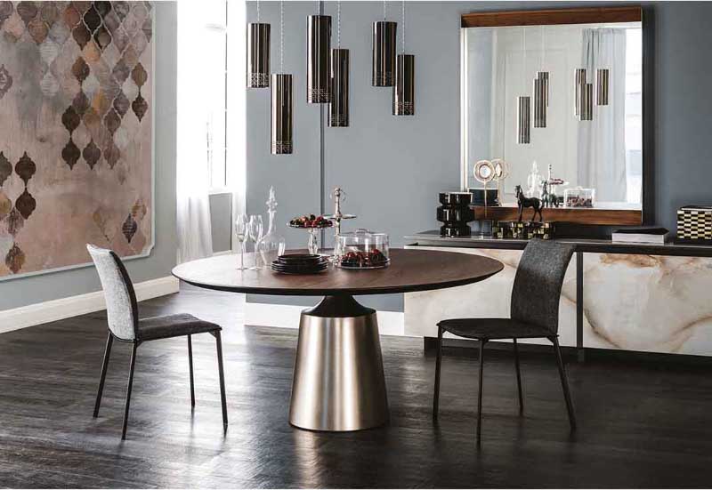 Стол круглый Yoda Wood от Cattelan Italia