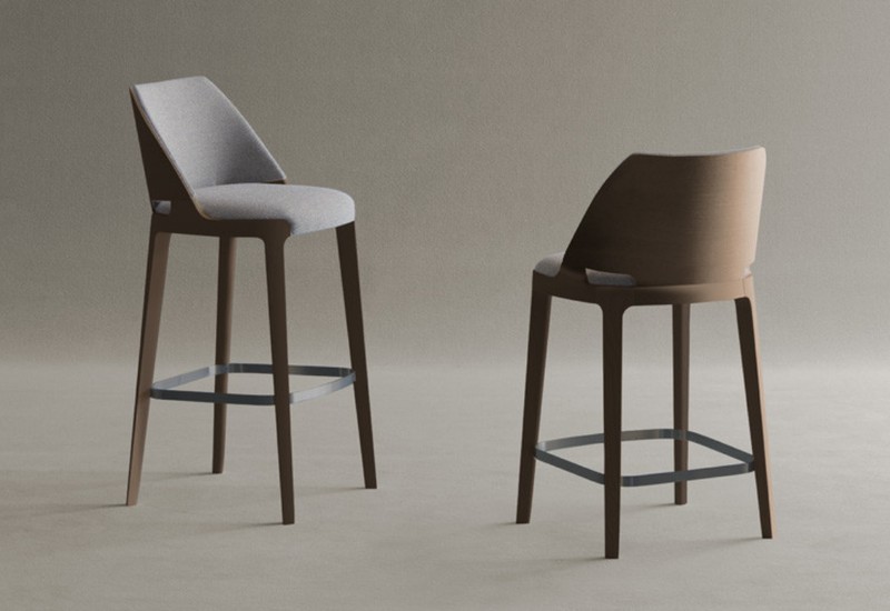 Барный стул Velis Wood Stool от Potocco