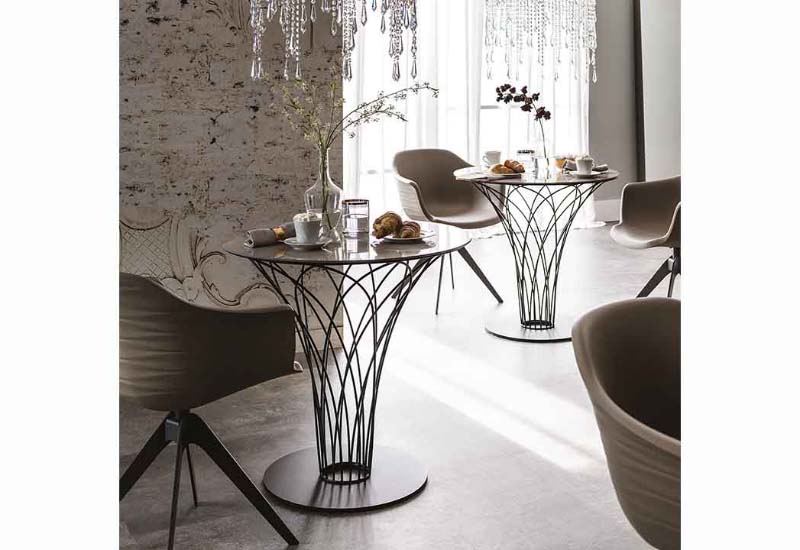 Стол круглый Nido Keramik Bistrot от Cattelan Italia