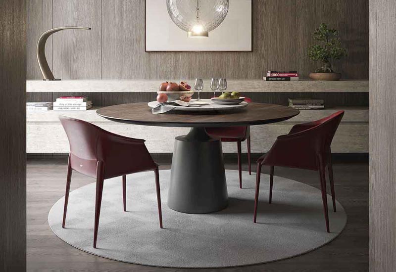 Стол круглый Yoda Wood от Cattelan Italia