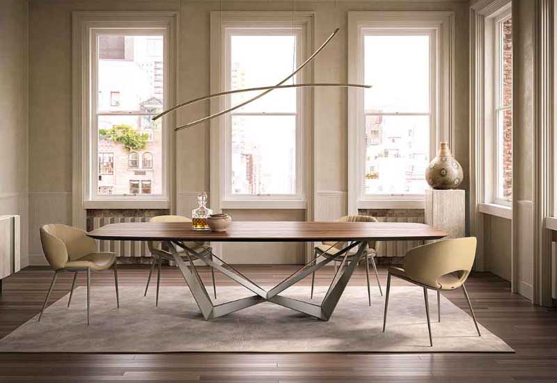 Стол Skorpio Wood от Cattelan Italia